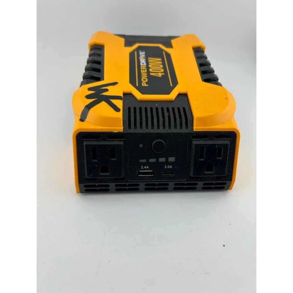 PowerDrive 400W Portable Power Inverter 12V DC to 110V AC with USB Ports‎